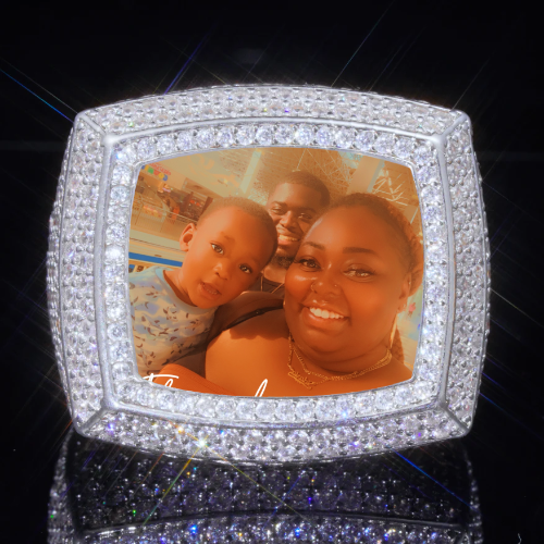 3D CUSTOM PICTURE ICED RING