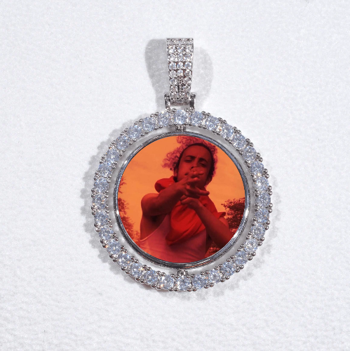 3D Spinning 2-Faced Custom Picture Pendant
