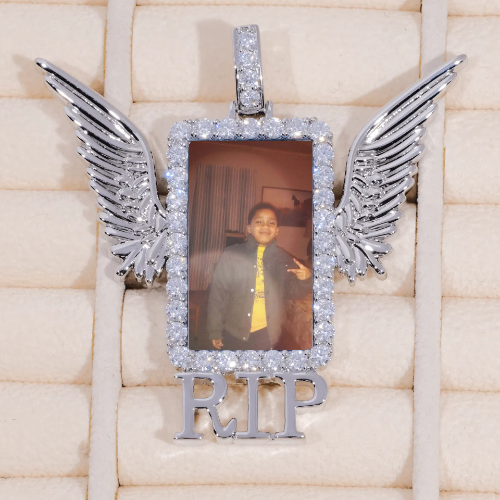 RIP WING 3D CUSTOM PICTURE PENDANT