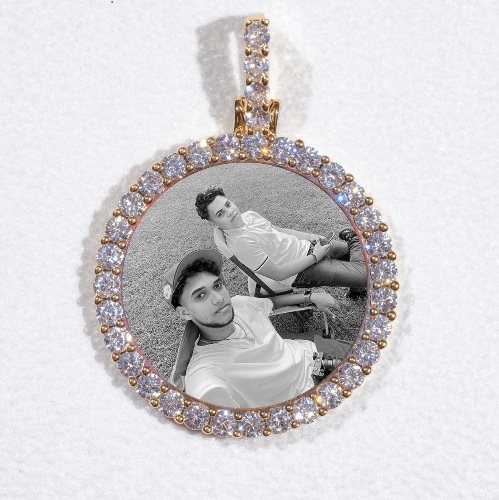 3D CIRCLE CUSTOM PICTURE PENDANT SMALL SIZE