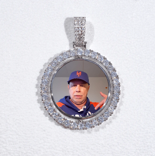 3D Spinning 2-Faced Custom Picture Pendant