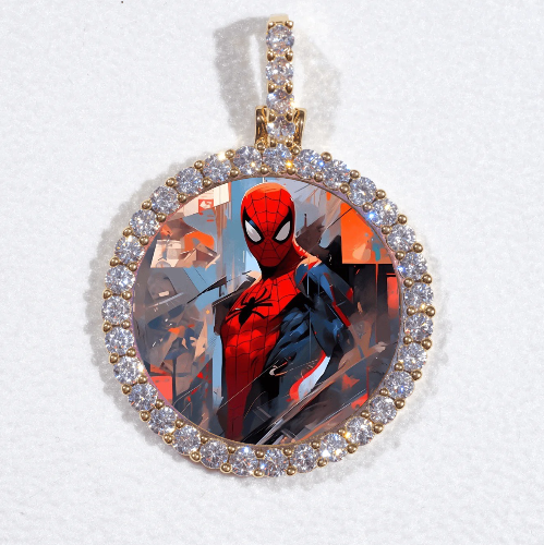 3D CIRCLE CUSTOM PICTURE PENDANT SMALL SIZE