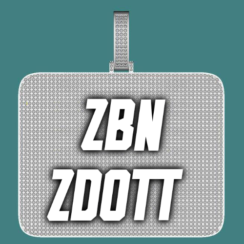 CUSTOM LETTER NECKLACE 3D BIG SQUARE