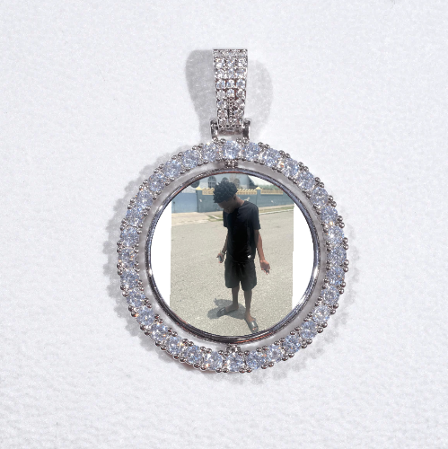 3D Spinning 2-Faced Custom Picture Pendant