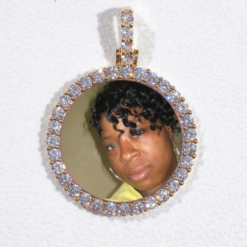 3D CIRCLE CUSTOM PICTURE PENDANT SMALL SIZE