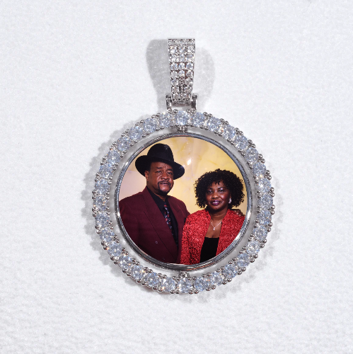 3D Spinning 2-Faced Custom Picture Pendant