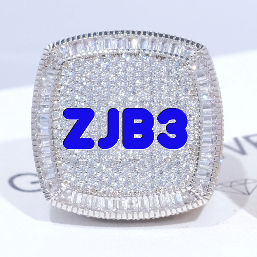 CUSTOM LETTER 3D ICED RING