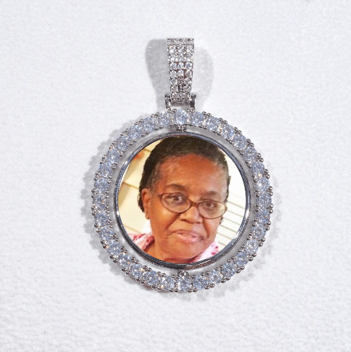 3D Spinning 2-Faced Custom Picture Pendant