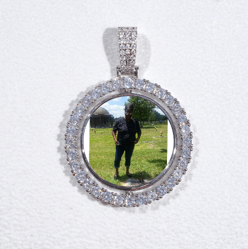 3D Spinning 2-Faced Custom Picture Pendant