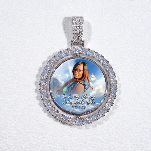 3D Spinning 2-Faced Custom Picture Pendant