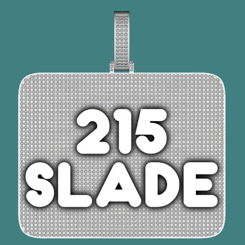CUSTOM LETTER NECKLACE 3D BIG SQUARE