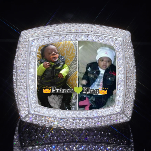 3D CUSTOM PICTURE ICED RING