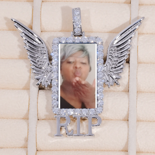 RIP WING 3D CUSTOM PICTURE PENDANT