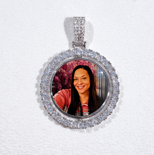 3D Spinning 2-Faced Custom Picture Pendant