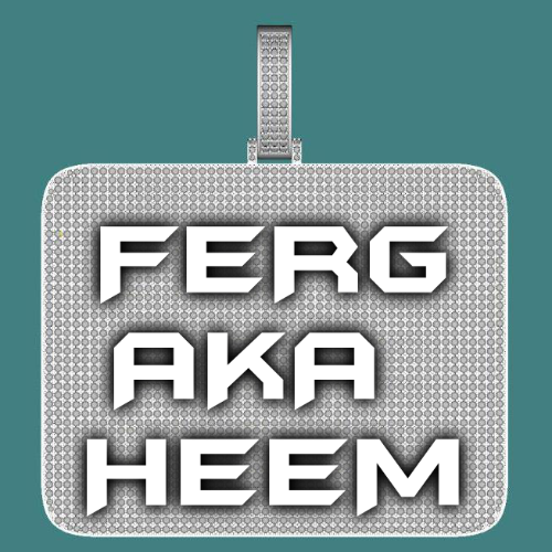 CUSTOM LETTER NECKLACE 3D BIG SQUARE