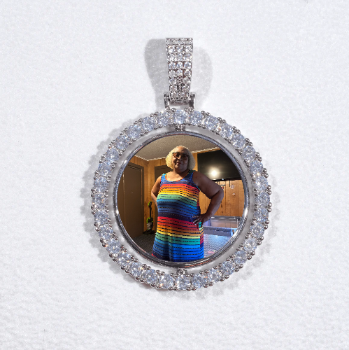 3D Spinning 2-Faced Custom Picture Pendant