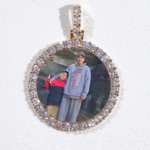 3D CIRCLE CUSTOM PICTURE PENDANT SMALL SIZE