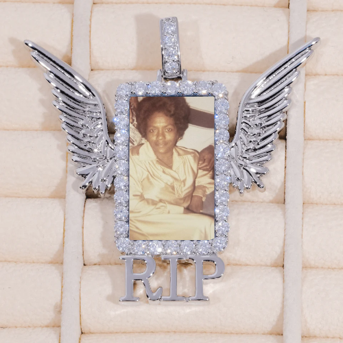 RIP WING 3D CUSTOM PICTURE PENDANT