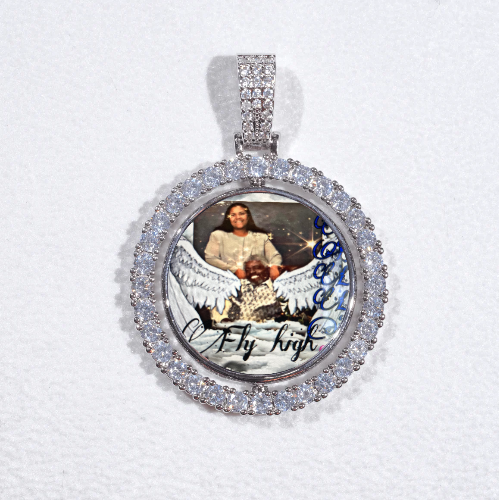3D Spinning 2-Faced Custom Picture Pendant