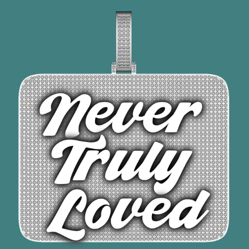 CUSTOM LETTER NECKLACE 3D BIG SQUARE