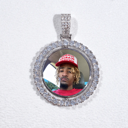 3D Spinning 2-Faced Custom Picture Pendant