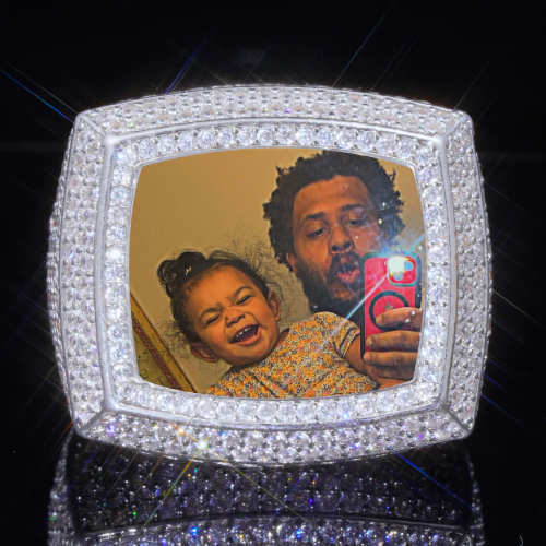 3D CUSTOM PICTURE ICED RING