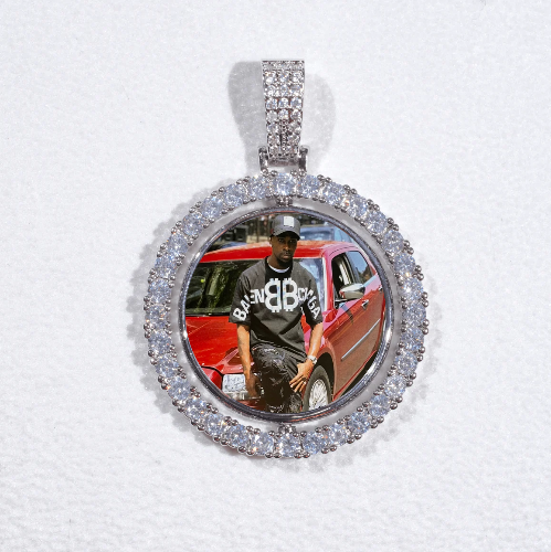 3D Spinning 2-Faced Custom Picture Pendant