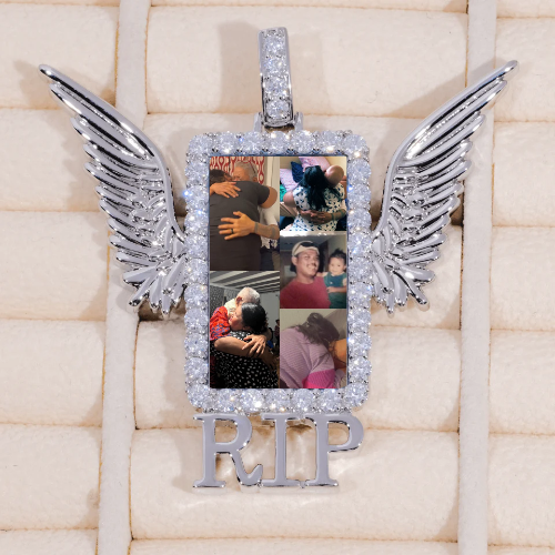 RIP WING 3D CUSTOM PICTURE PENDANT