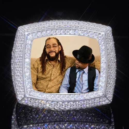 3D CUSTOM PICTURE ICED RING