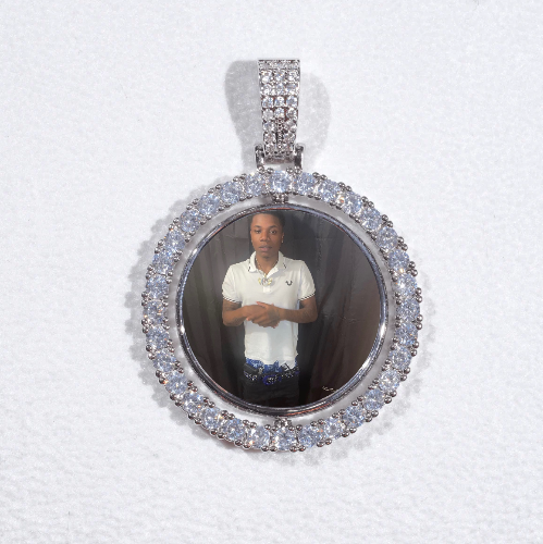 3D Spinning 2-Faced Custom Picture Pendant