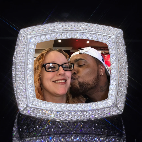 3D CUSTOM PICTURE ICED RING