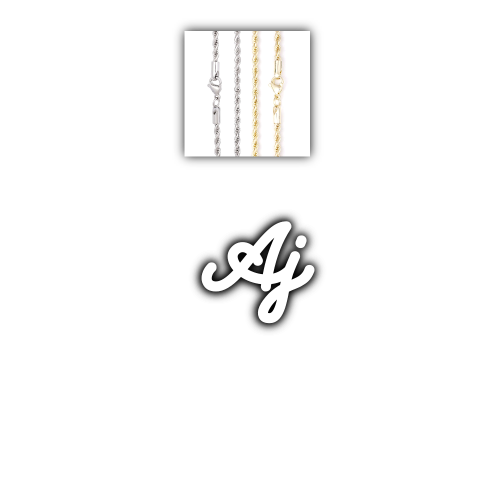 Script Custom Letter Necklace
