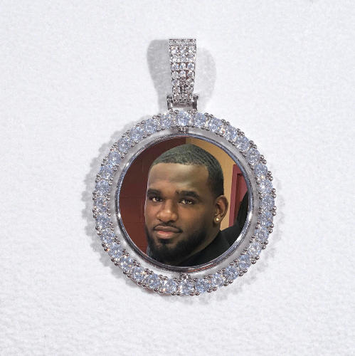 3D Spinning 2-Faced Custom Picture Pendant