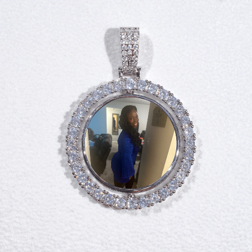 3D Spinning 2-Faced Custom Picture Pendant