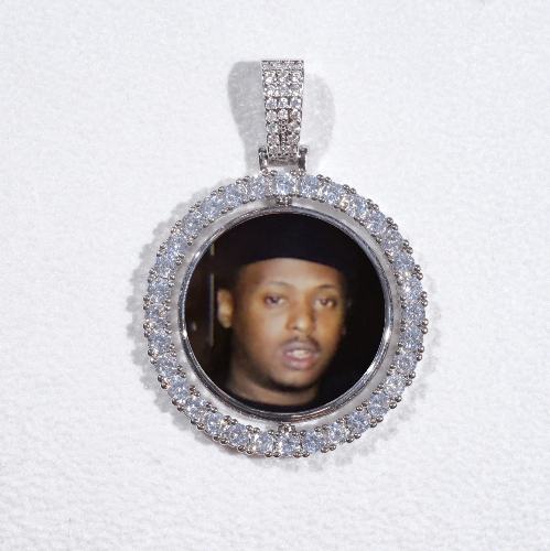 3D Spinning 2-Faced Custom Picture Pendant