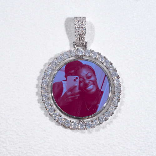 3D Spinning 2-Faced Custom Picture Pendant