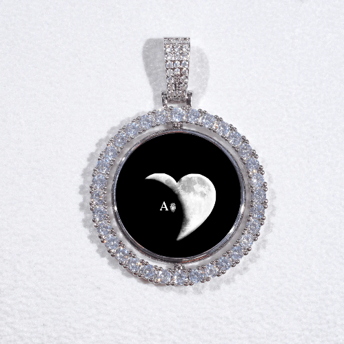 3D Spinning 2-Faced Custom Picture Pendant