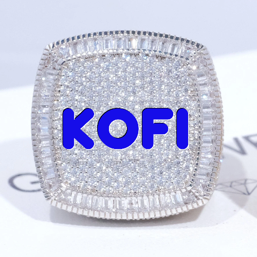 CUSTOM LETTER 3D ICED RING