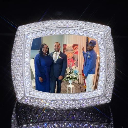 3D CUSTOM PICTURE ICED RING