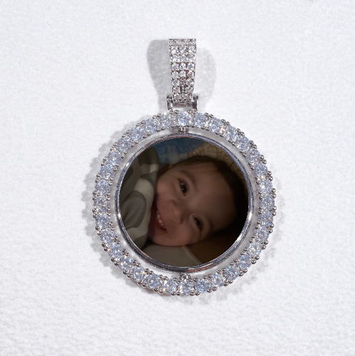 3D Spinning 2-Faced Custom Picture Pendant