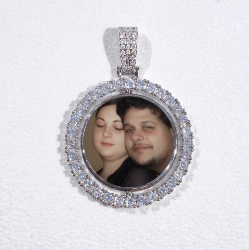 3D Spinning 2-Faced Custom Picture Pendant