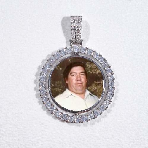 3D Spinning 2-Faced Custom Picture Pendant