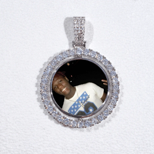 3D Spinning 2-Faced Custom Picture Pendant
