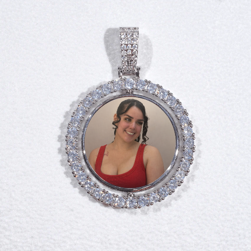 3D Spinning 2-Faced Custom Picture Pendant