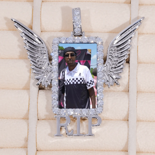 RIP WING 3D CUSTOM PICTURE PENDANT
