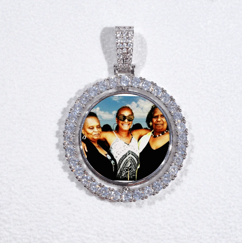 3D Spinning 2-Faced Custom Picture Pendant