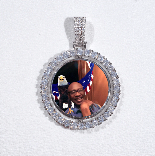 3D Spinning 2-Faced Custom Picture Pendant