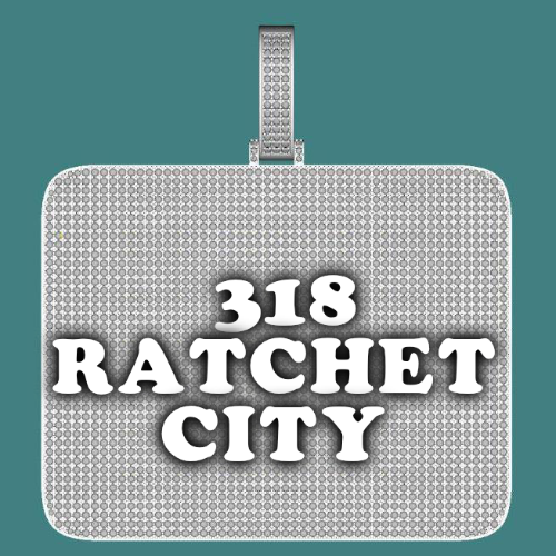 CUSTOM LETTER NECKLACE 3D BIG SQUARE