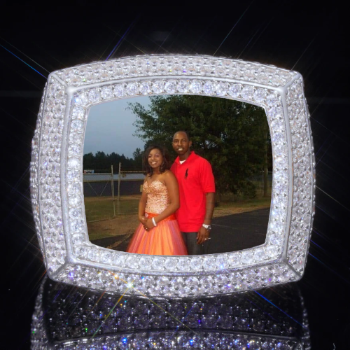 3D CUSTOM PICTURE ICED RING