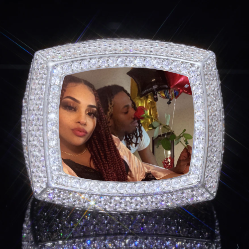 3D CUSTOM PICTURE ICED RING